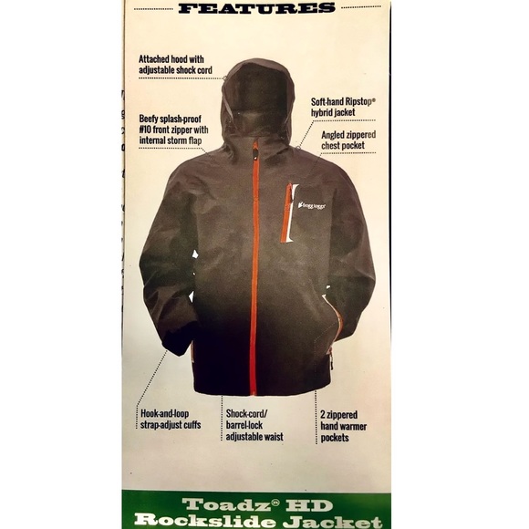 TOADZ - FROGG TOGGS wind resistant lightweight jacket L - Picture 10 of 10